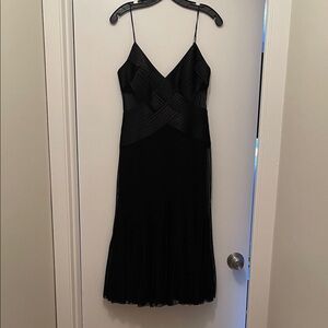 Cache Black Midi Dress